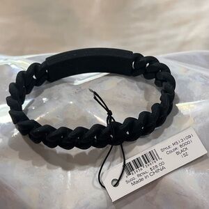 Marc by Marc Jacobs Black Chain Bracelet NWT